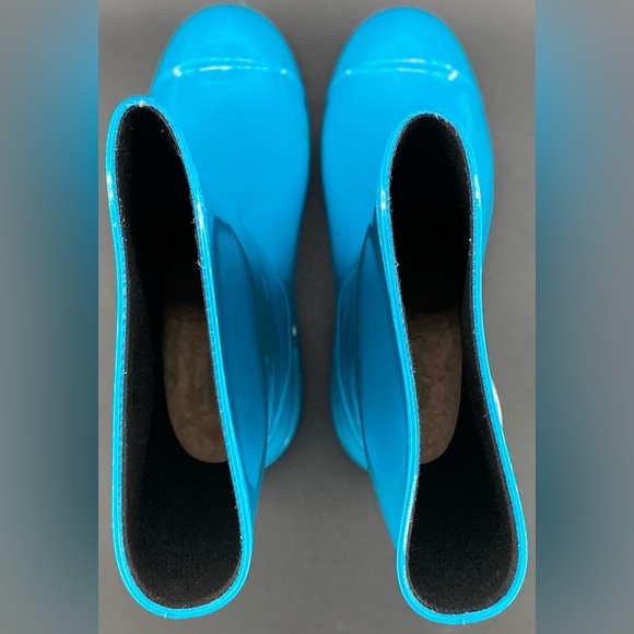 Enamel Blue Ugg Women’s Sienna Rain Boots Size 7 - Picture 4 of 16